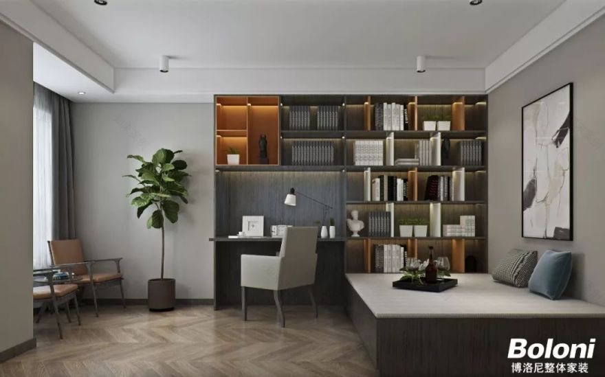 博洛尼打造现代简约个性家居,渠海东诠释空间美学-37