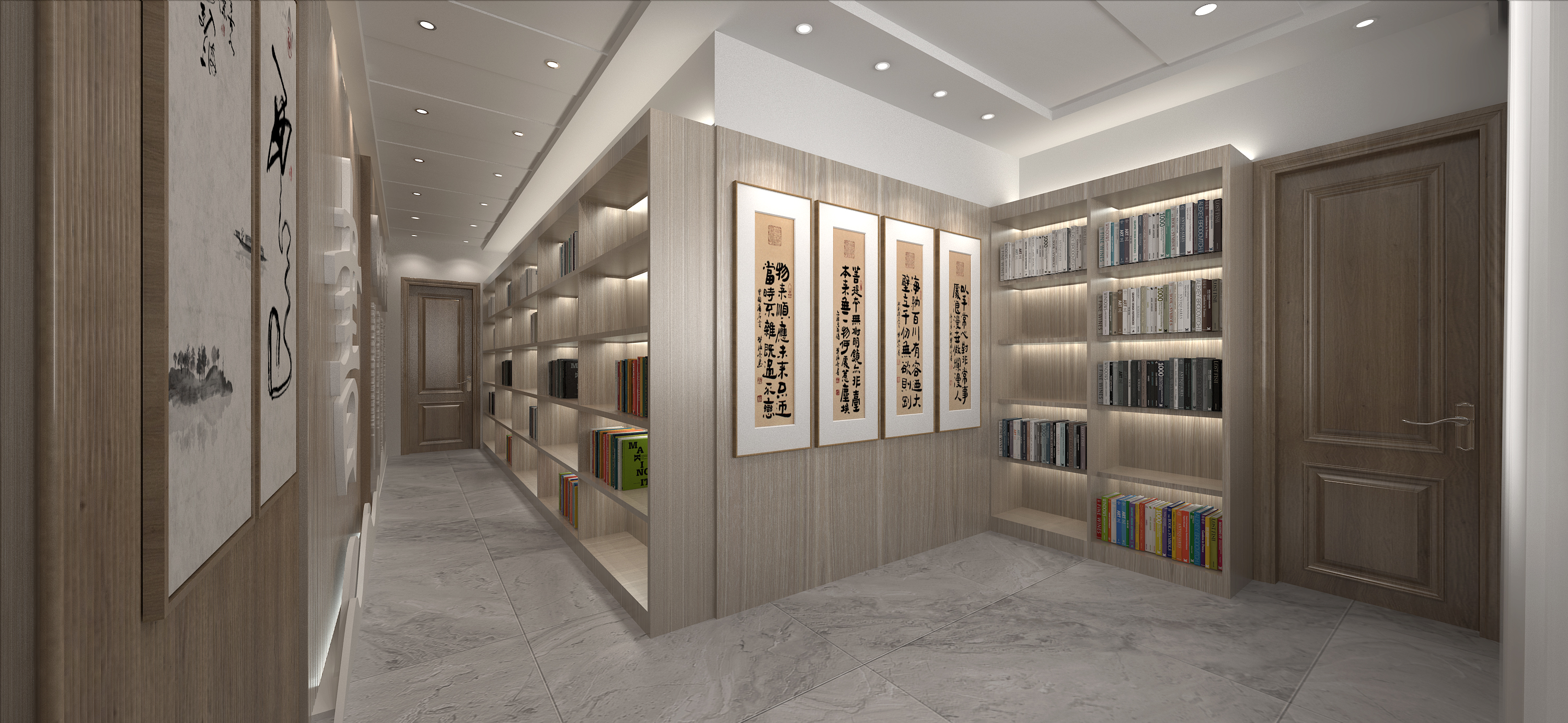 石家庄某学校内部各功能教室设计-8