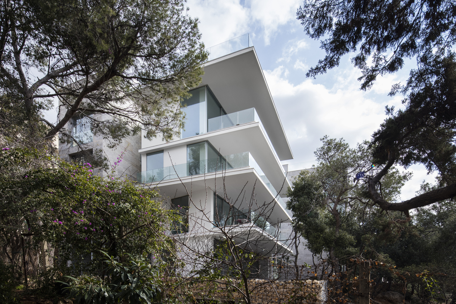 森林中的和谐四重奏·贝鲁特郊区绿色住宅设计-37