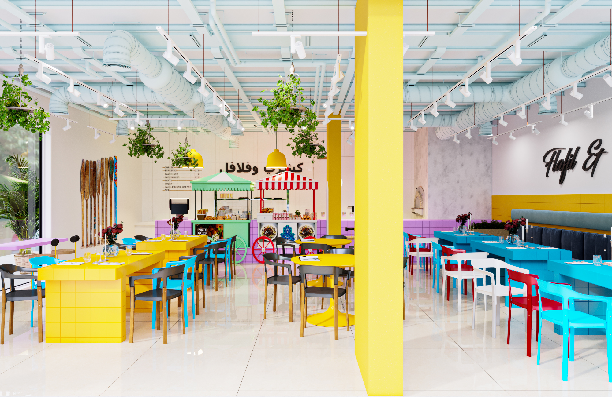 koshari falafel 餐厅设计丨沙特阿拉伯-11