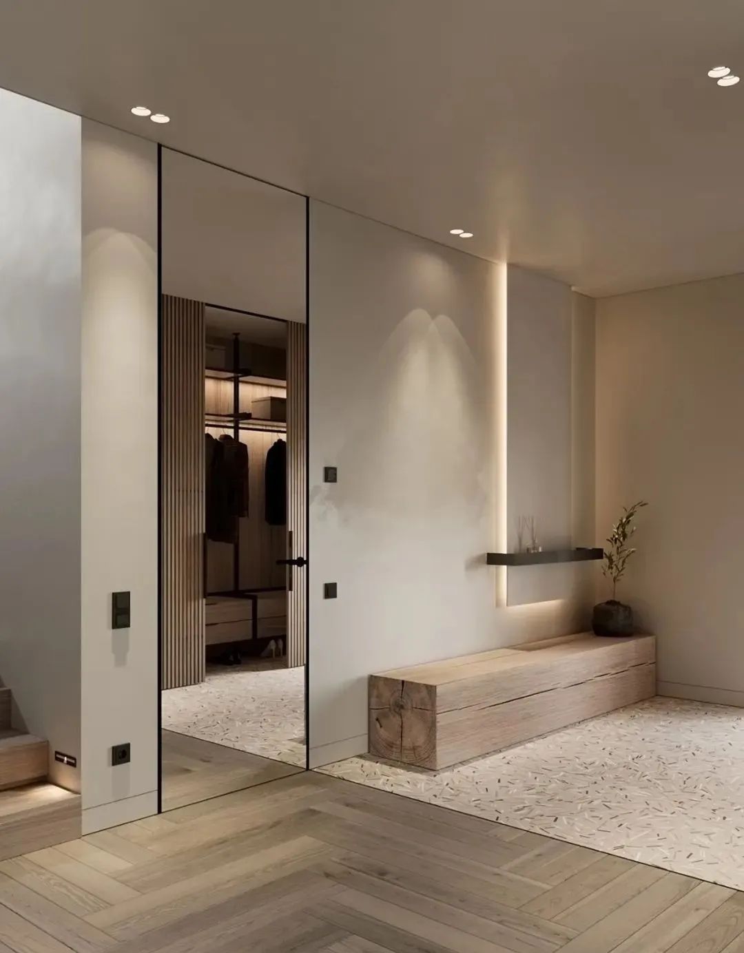 500㎡联排别墅,现代东方诗意空间丨东易日盛北京原创别墅分公司-14