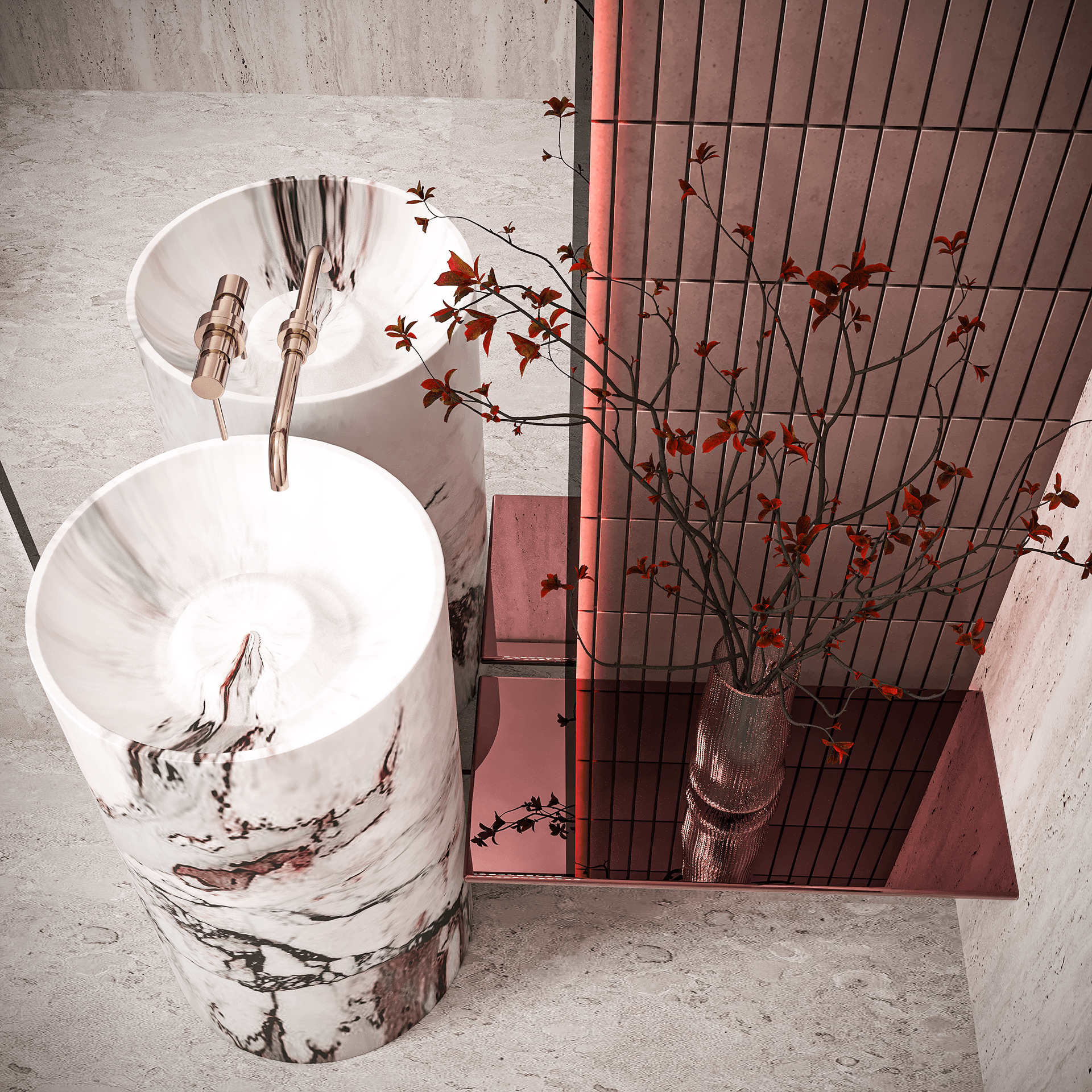 利比亚别墅的客厅卫生间丨Artika Studio-12