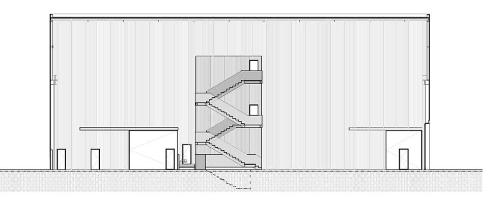 波浪金属表皮打造的光线优化工作空间-11