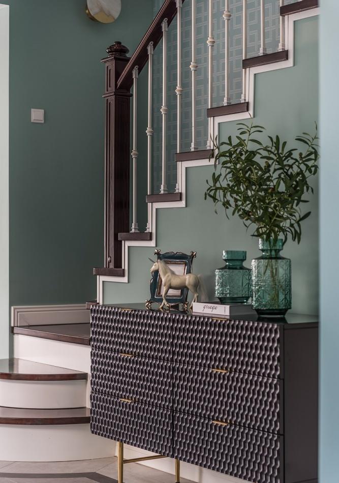 万科东丽湖独栋别墅玄关设计-11