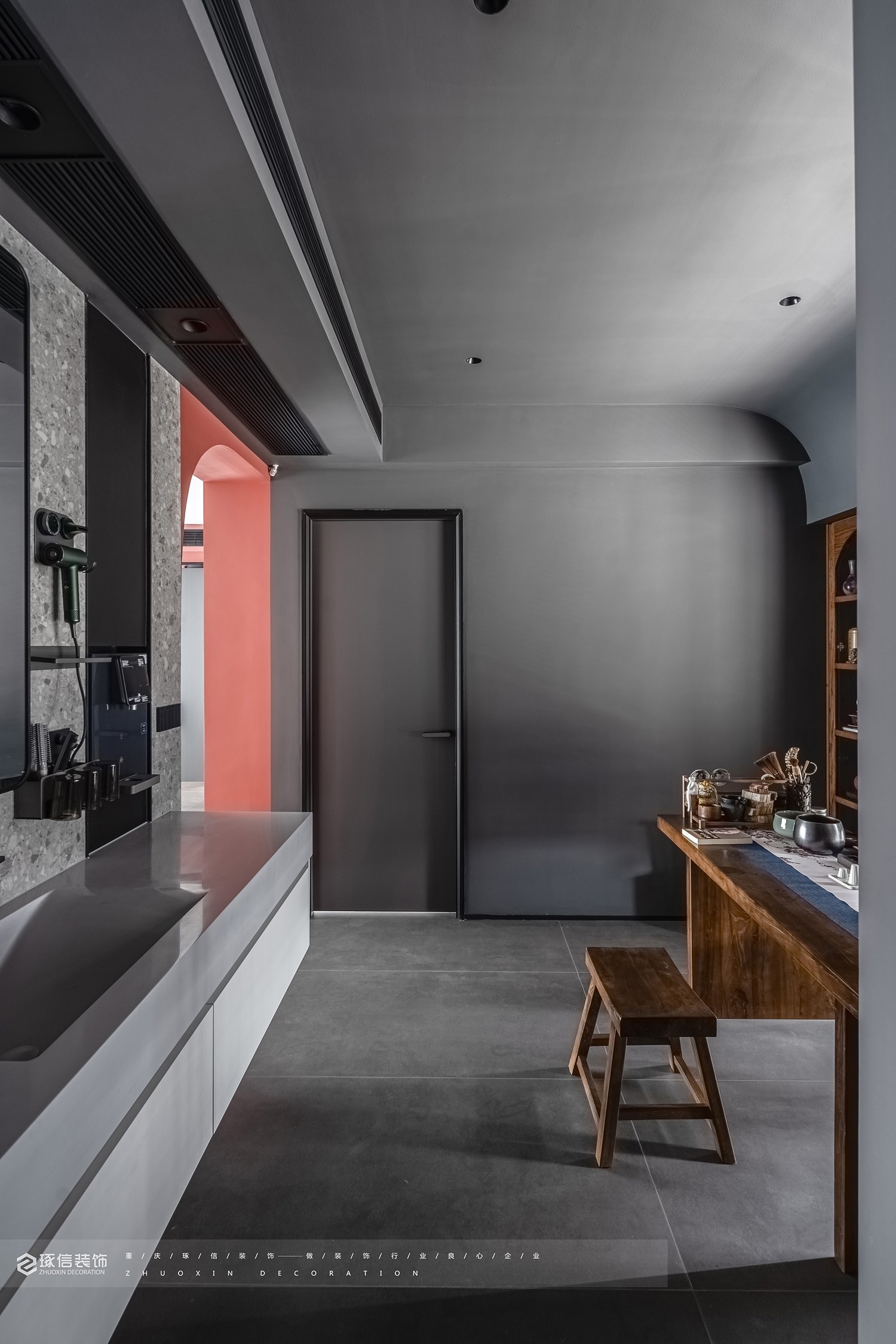 120 平现代风,黑红 cp 档丨琢信装饰-26