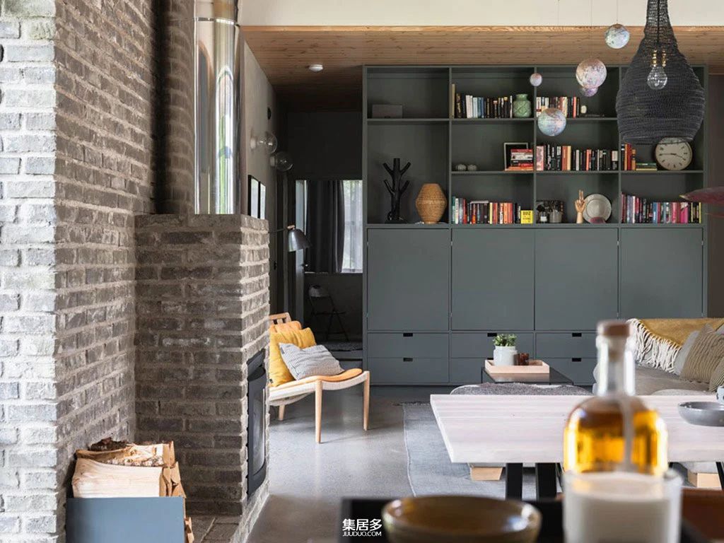 瑞典现代时尚谷仓式乡村小别墅-3