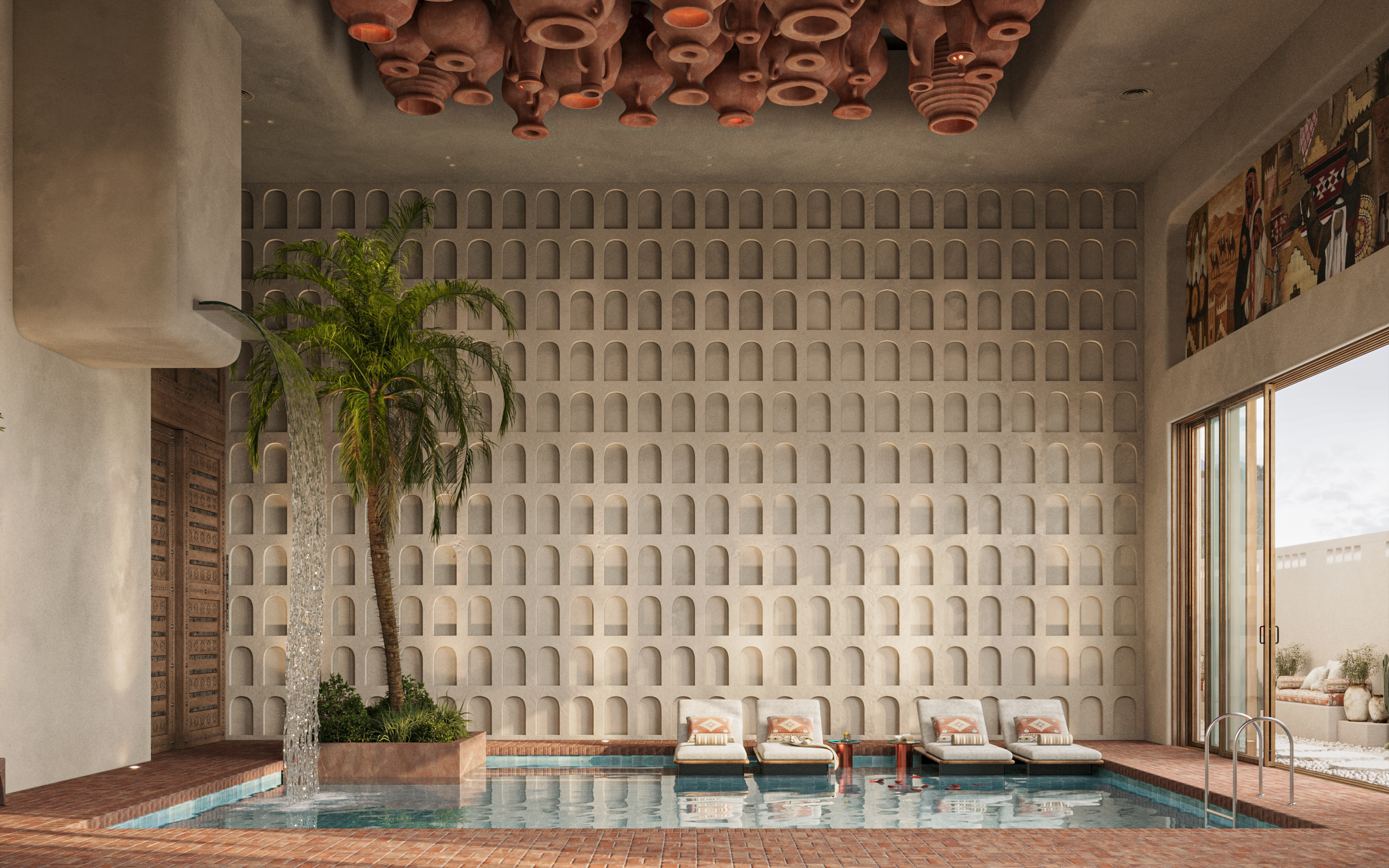 ABHA HOTEL POOL（ABHA酒店泳池）丨沙特阿拉伯丨SHI studio-11