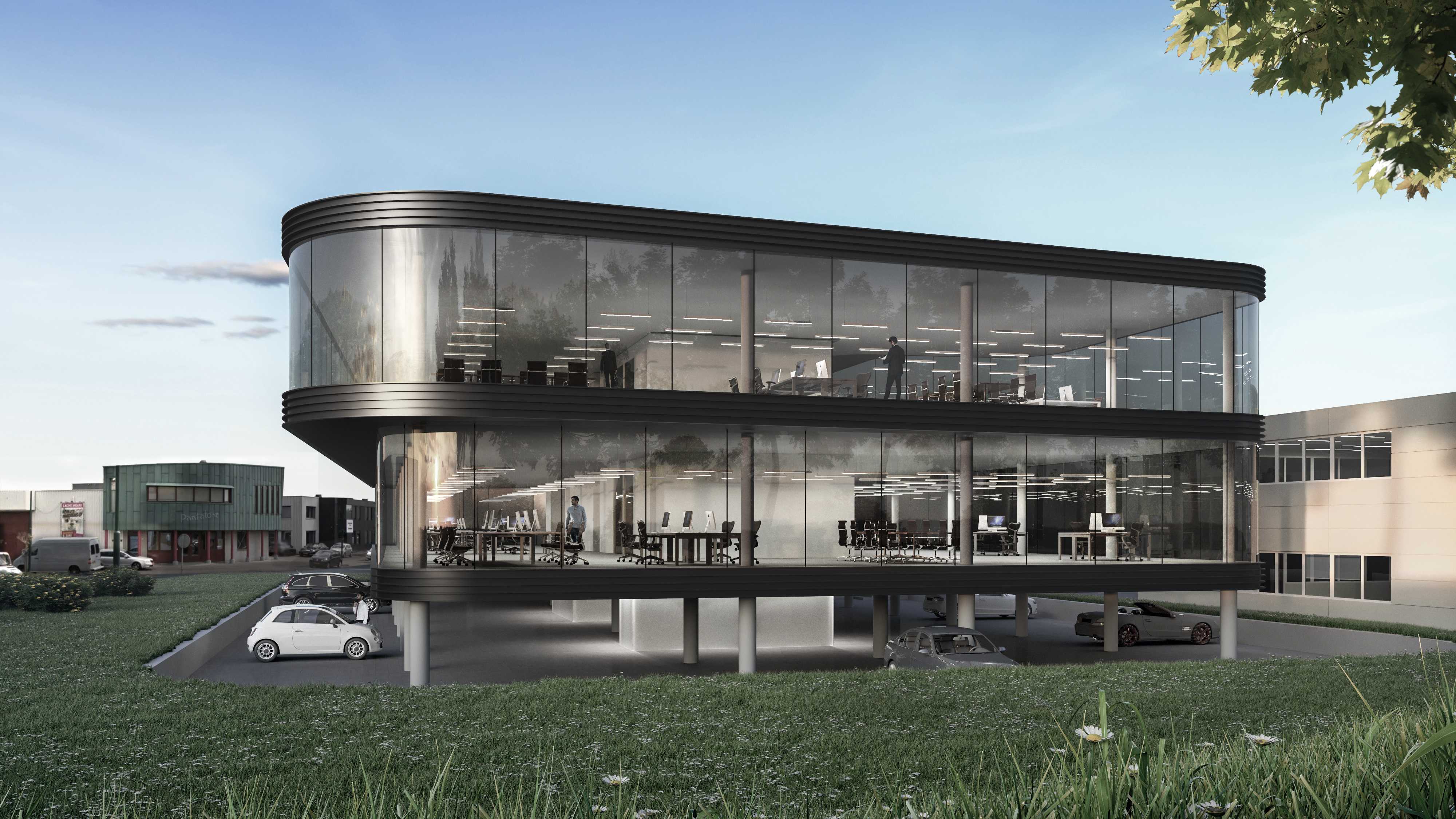 曲径通幽 · 环保节能的办公建筑-0