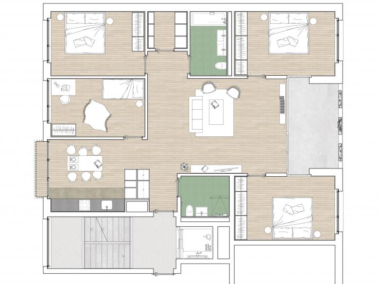 Ruprecht Architekten丨Wohnungsbau Ried Baufeld A丨瑞士-26