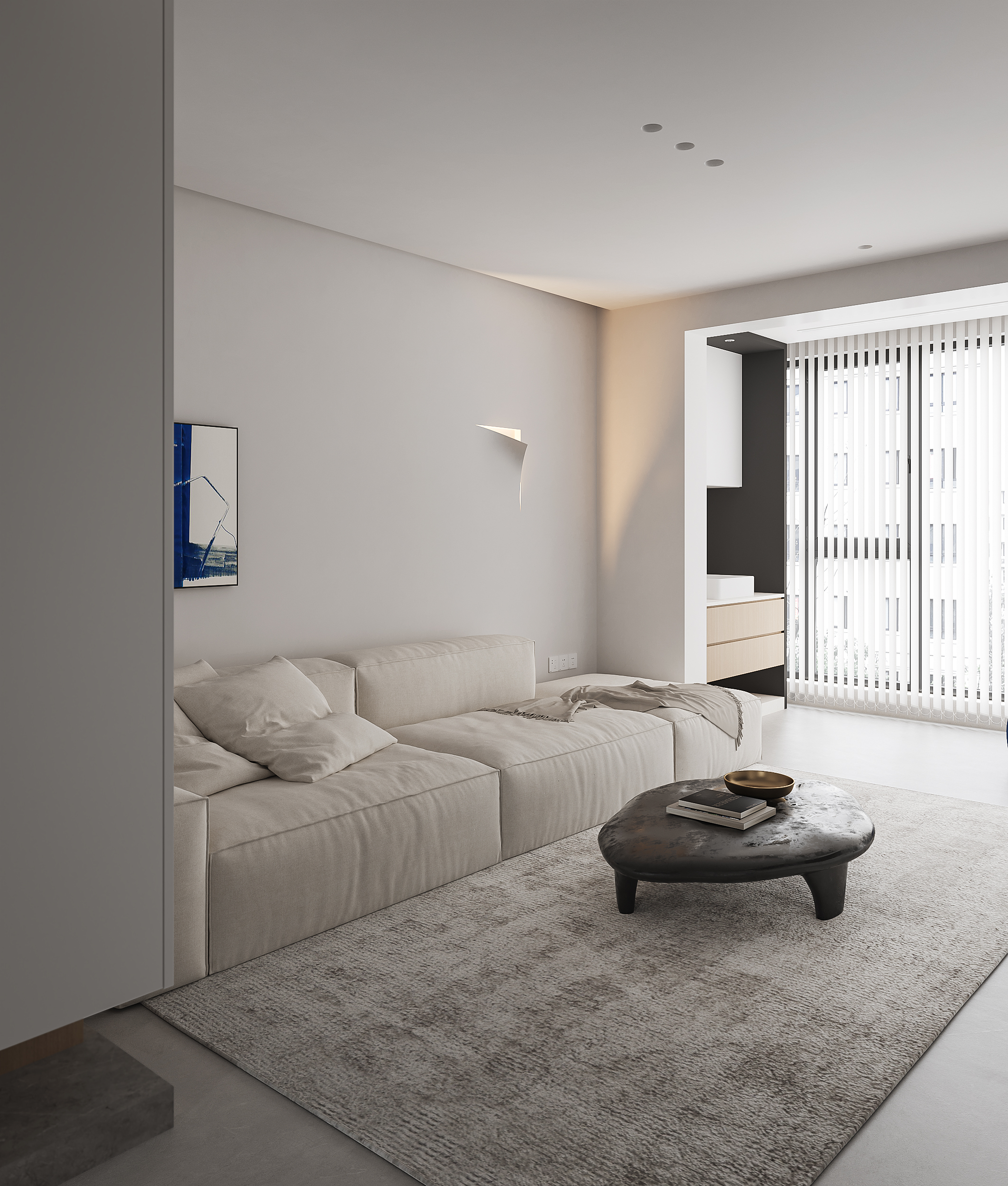 现代极简丨小九空间设计-11