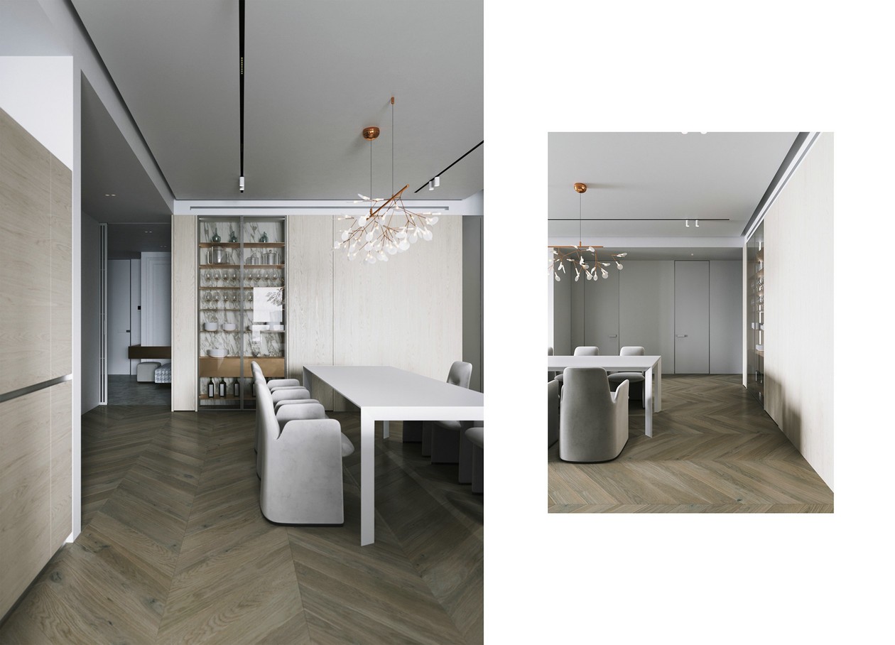 212㎡ 浅色系营造出自然柔和的氛围-3