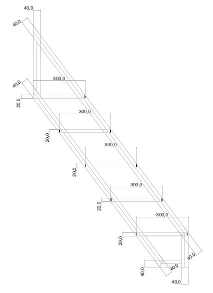 Industrial canal boat stairs stainless steel-14