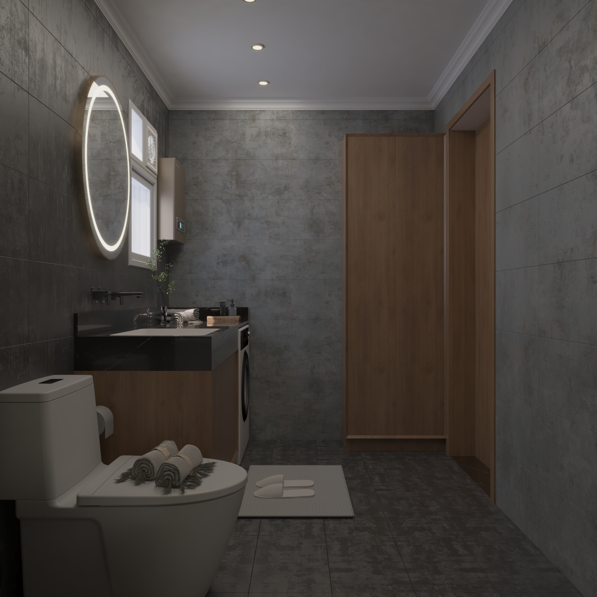 Apartment Boho Style at Saba Basha Alexandria-15