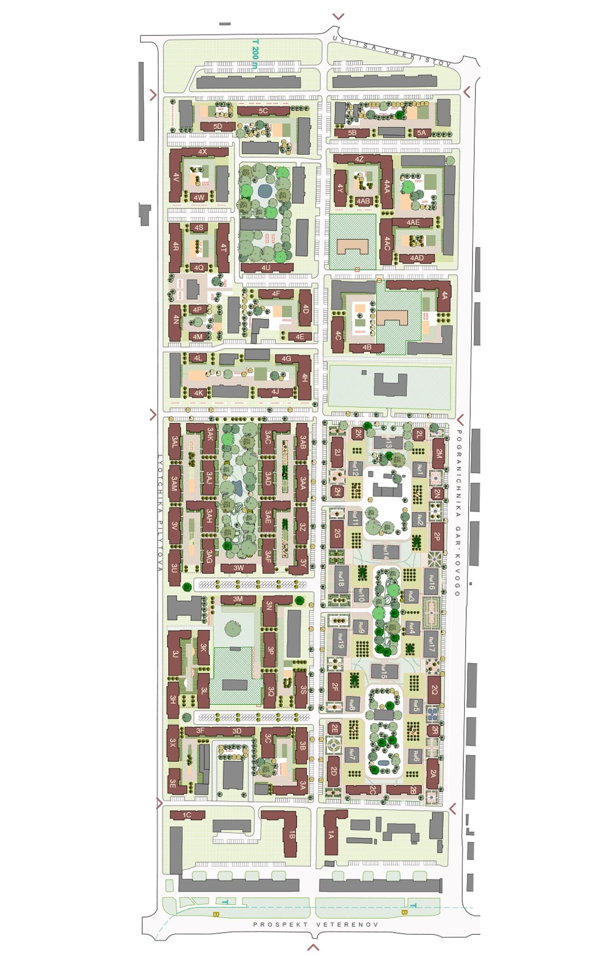 St. Petersburg Sosnovaya Polyana 1–5 Masterplan ← Works ← Henley Halebrown-11