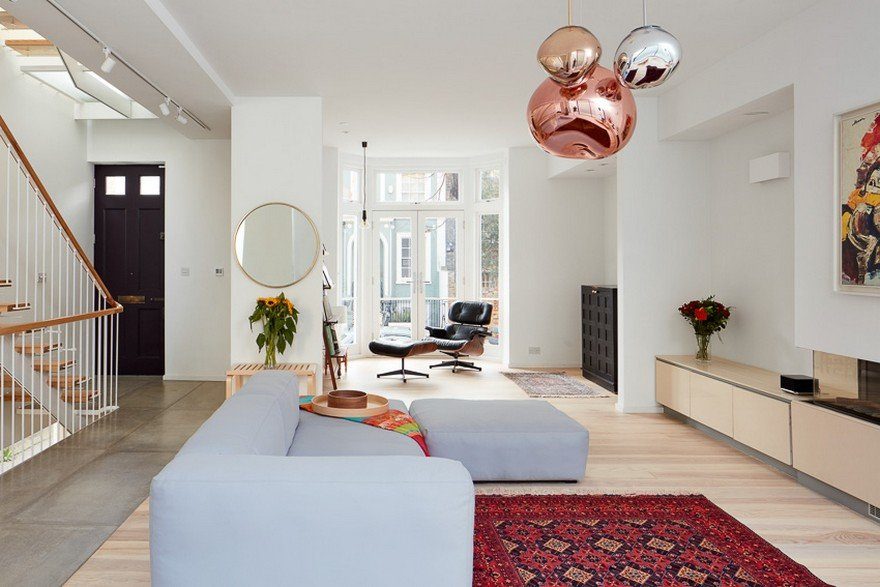 伦敦西郊家庭住宅的现代改造-0