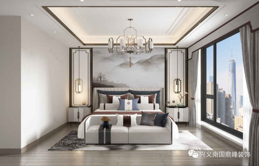 南国鼎峰四季花城新中式住宅设计丨鼎墅设计|余礼彬-26