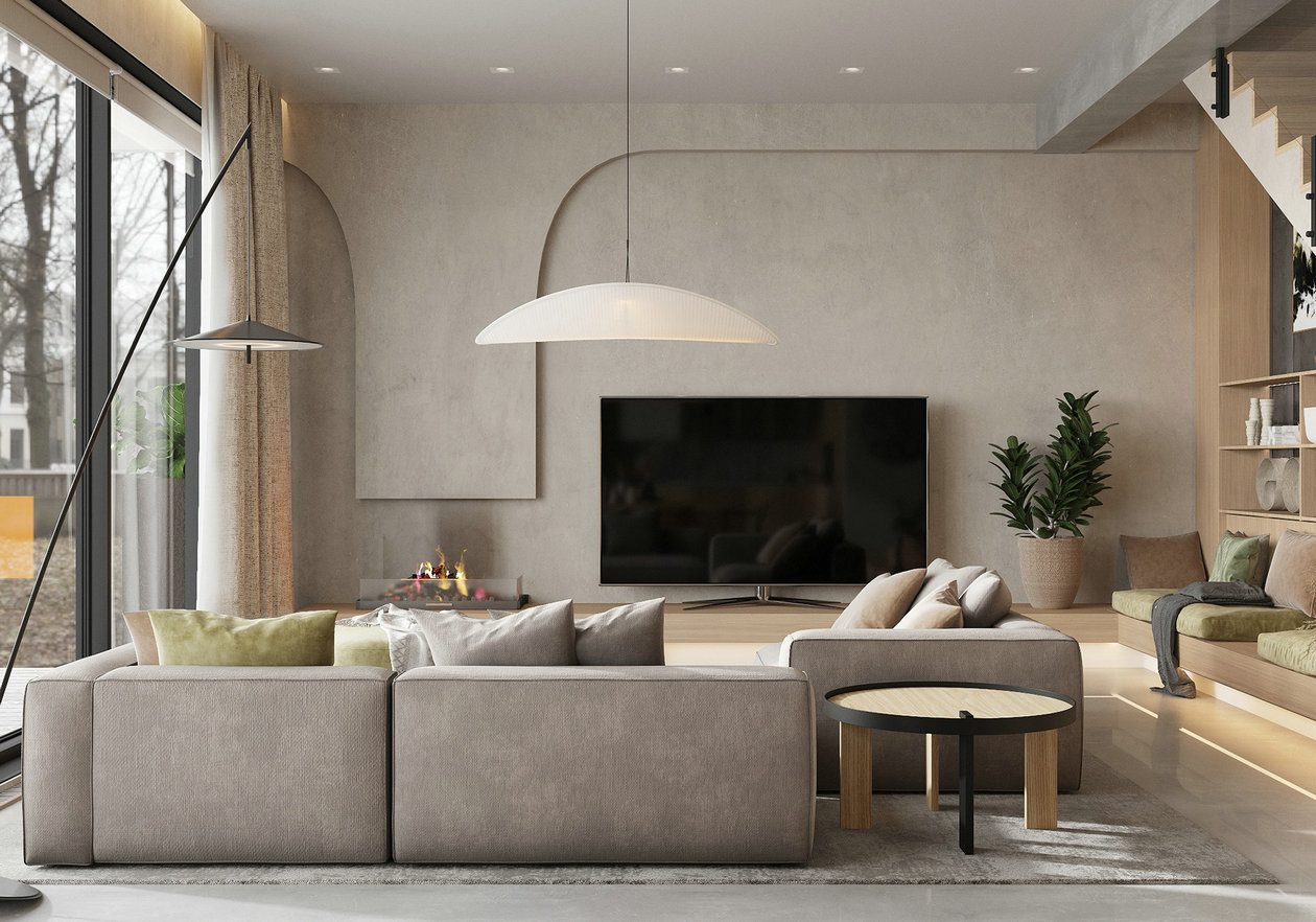 原木+高级灰打造舒适温馨居住空间-4