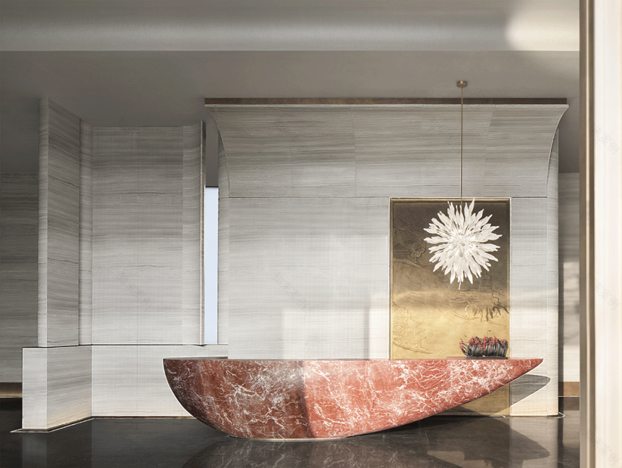 西安金地清峯上售楼处丨中国西安丨YuQiang Partners 于强室内建筑师事务所-8