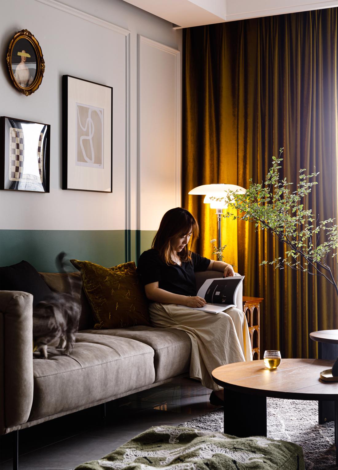 北欧复古混搭两居-34