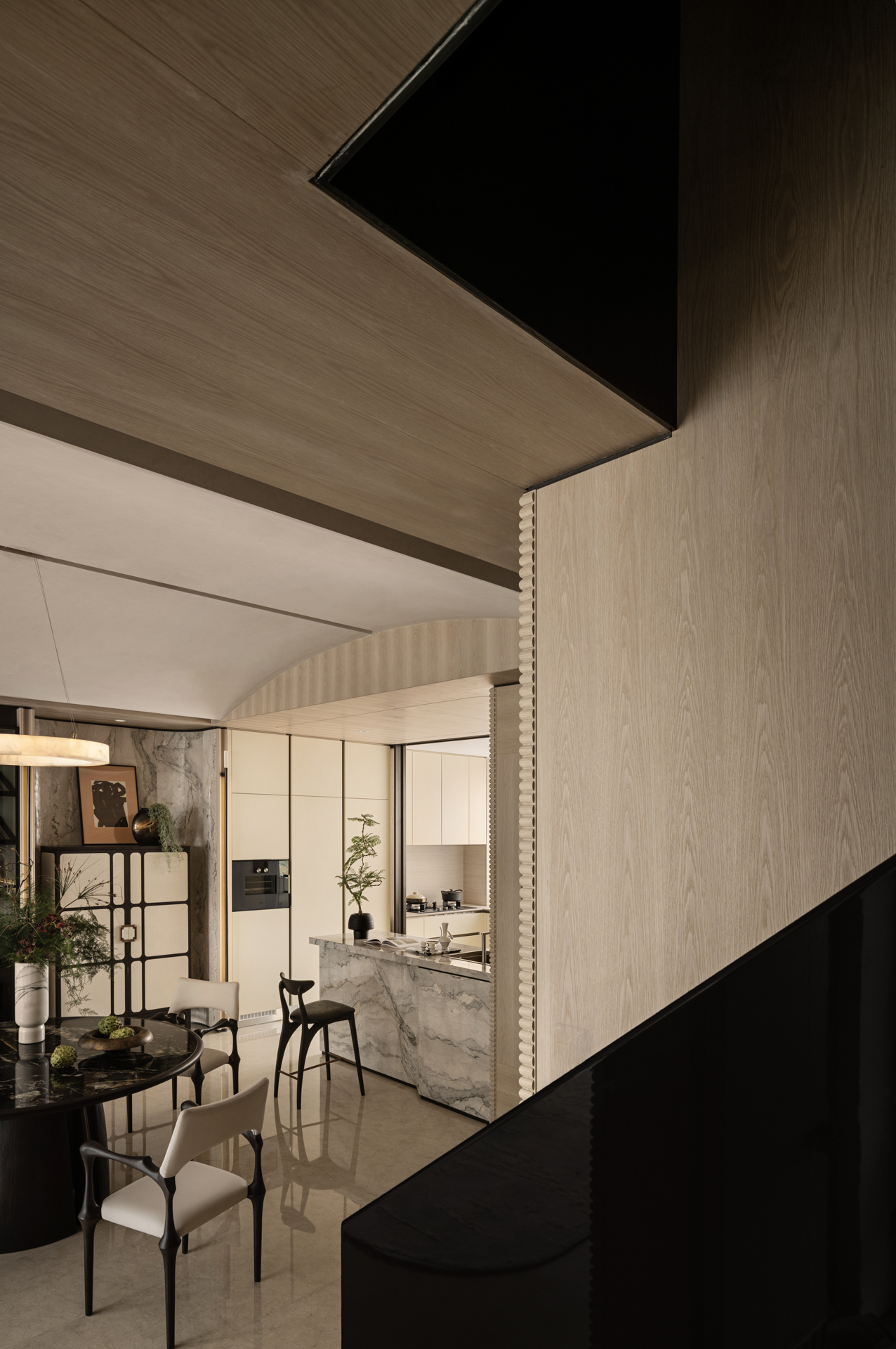 【IF DESIGN】新松弛主义丨杭州咏湖云庐中叠丨中国杭州丨软装IF DESIGN羽果设计-9