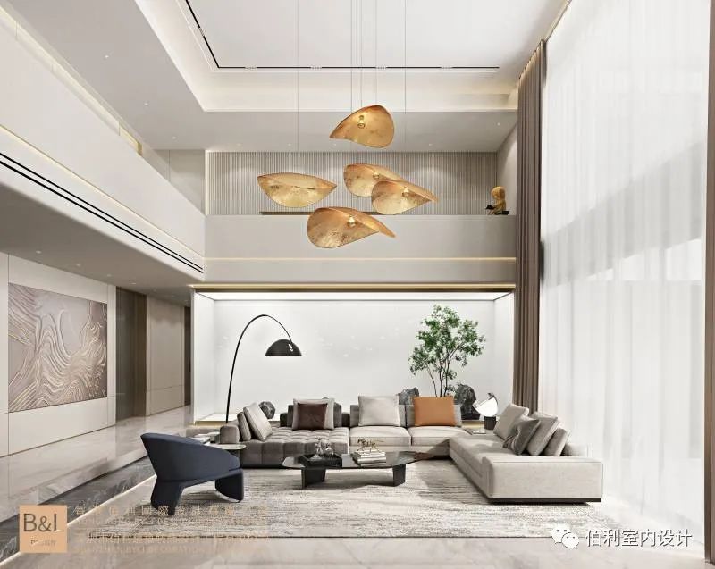 自然向往的自由空间·210㎡海府一号现代简约设计丨佰利室内设计公司-79