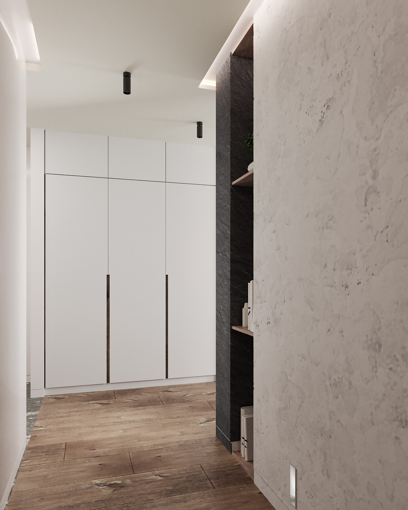 现代极简风公寓设计-1