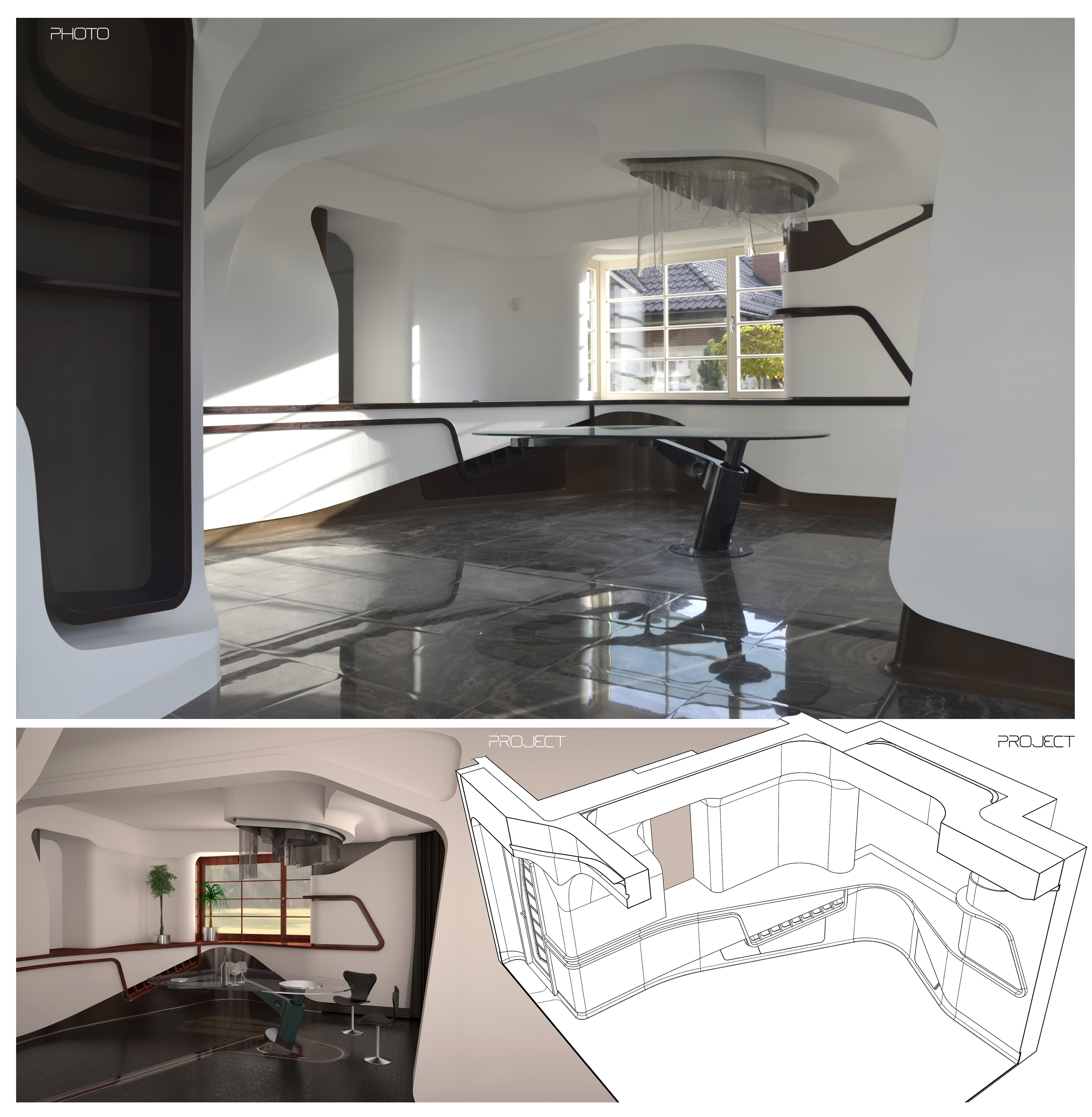 Villa Ice Conyon 别墅丨乌克兰利沃夫丨环境设计师-4