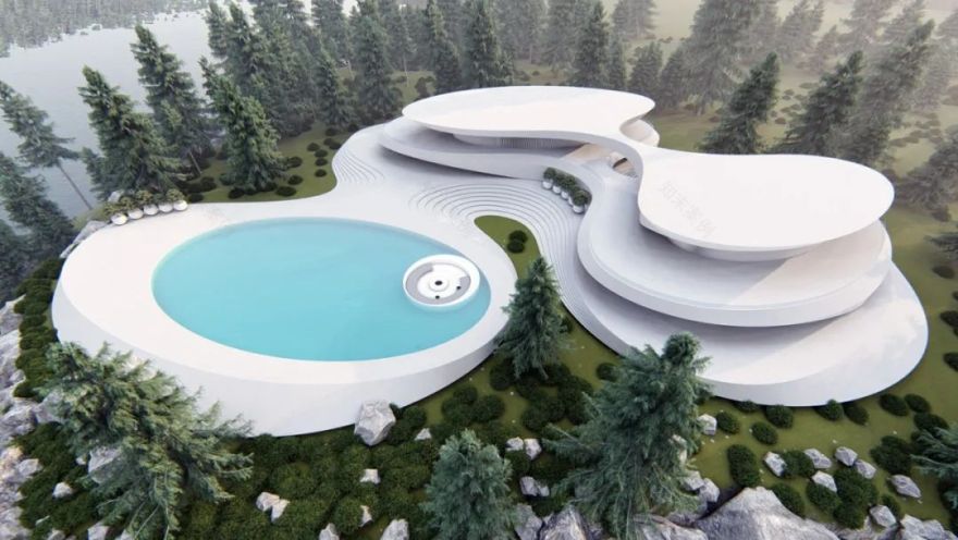 未来主义建筑的奢华幻想丨Roman Vlasov-6