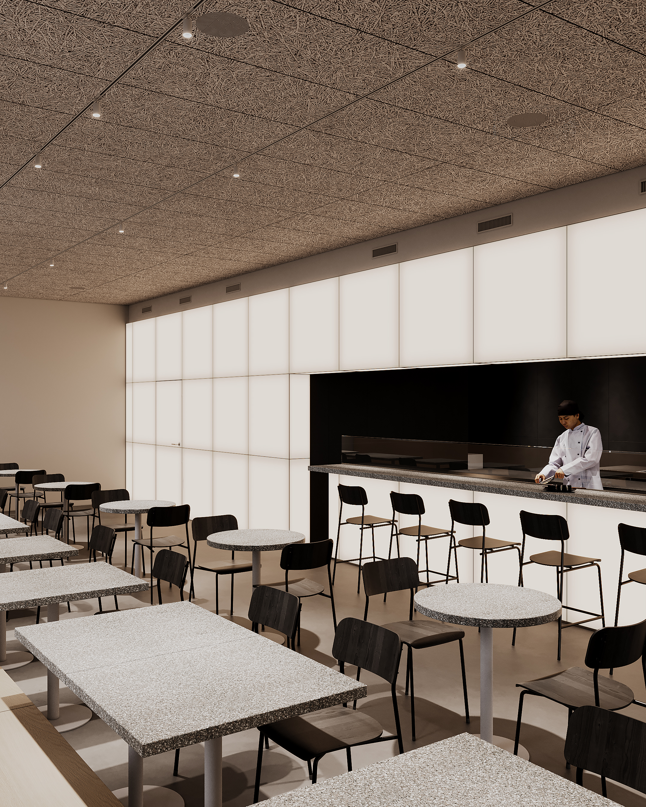 huit在法语中是八的意思，因此可翻译为八寿司餐厅 丨Oleksandra Urtiukova-4