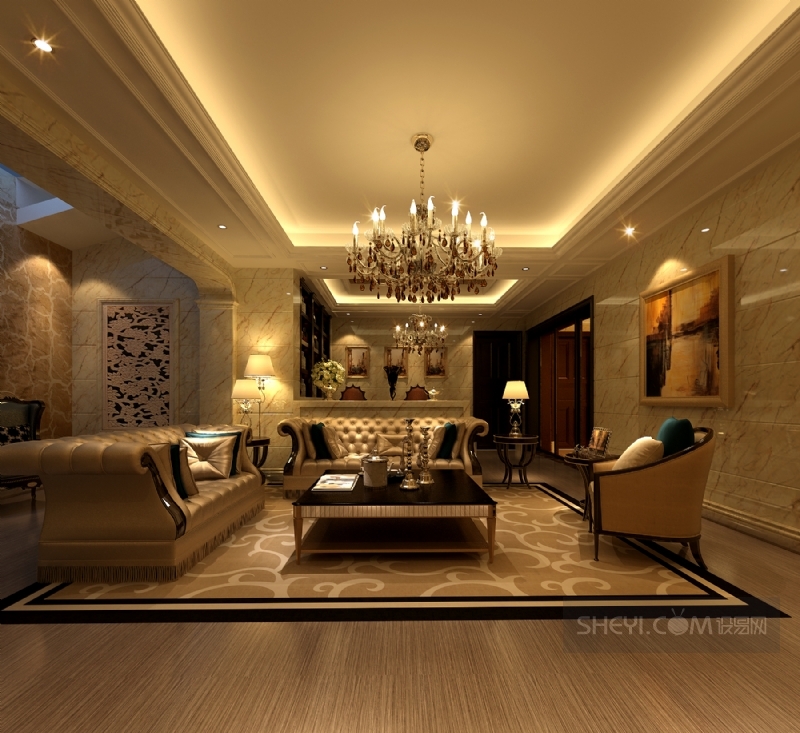 欧陆风邓方华打造豪门府邸别墅设计盛宴-5