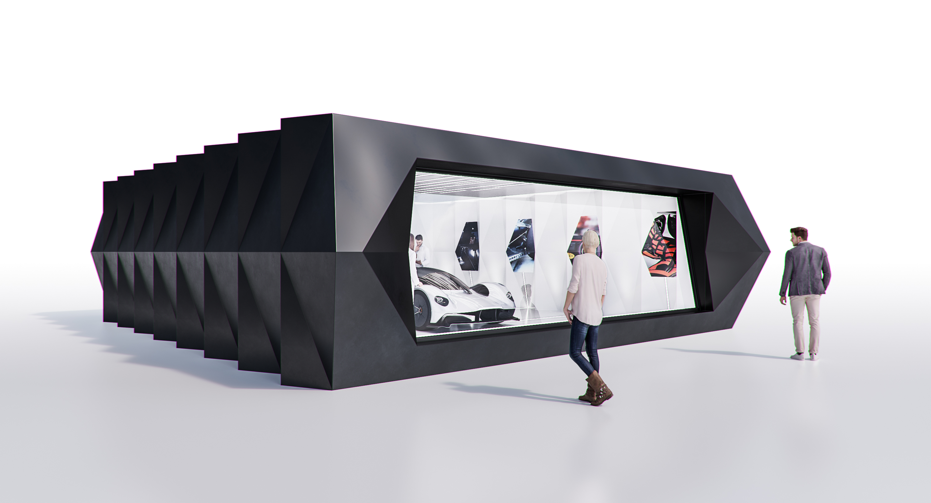 Aston Martin Valkyrie 展示柜设计丨英国-4