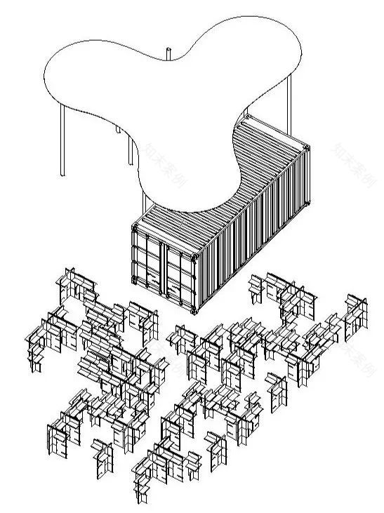 废弃仓库变身高颜值办公室,模块化设计成最大亮点-102