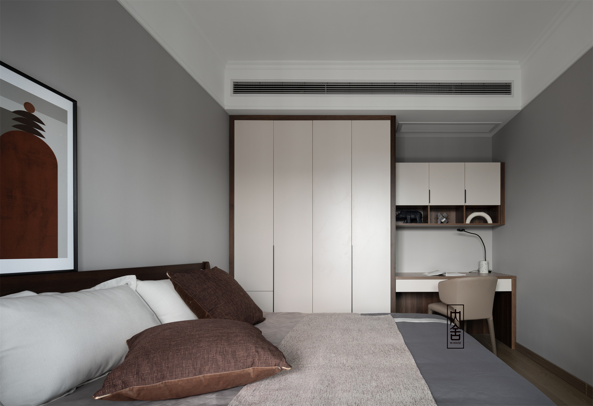 遇见·秋天 · 现代轻奢四居室设计丨美国西雅图丨内舍整体软装-33