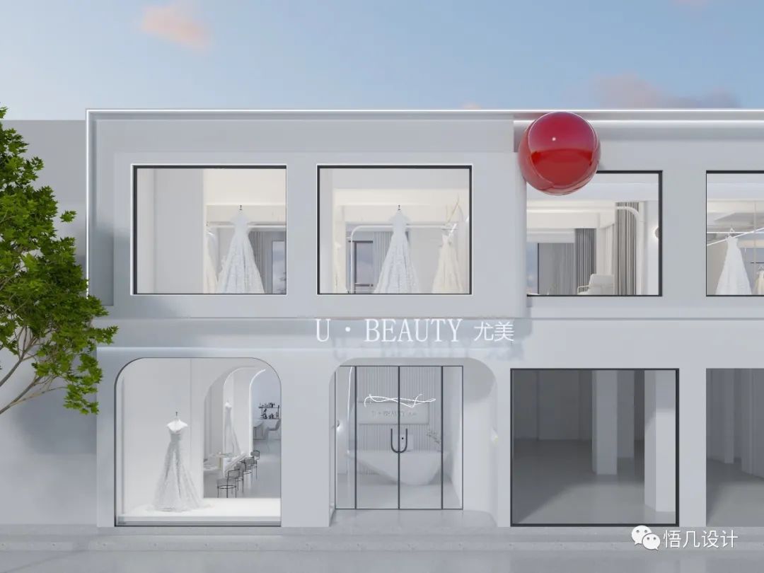 潜江尤美婚纱店,浪漫优雅的室内设计-6