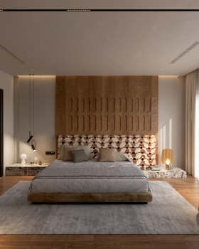 Minimal Harmony: A Modern Bedroom Sanctuary