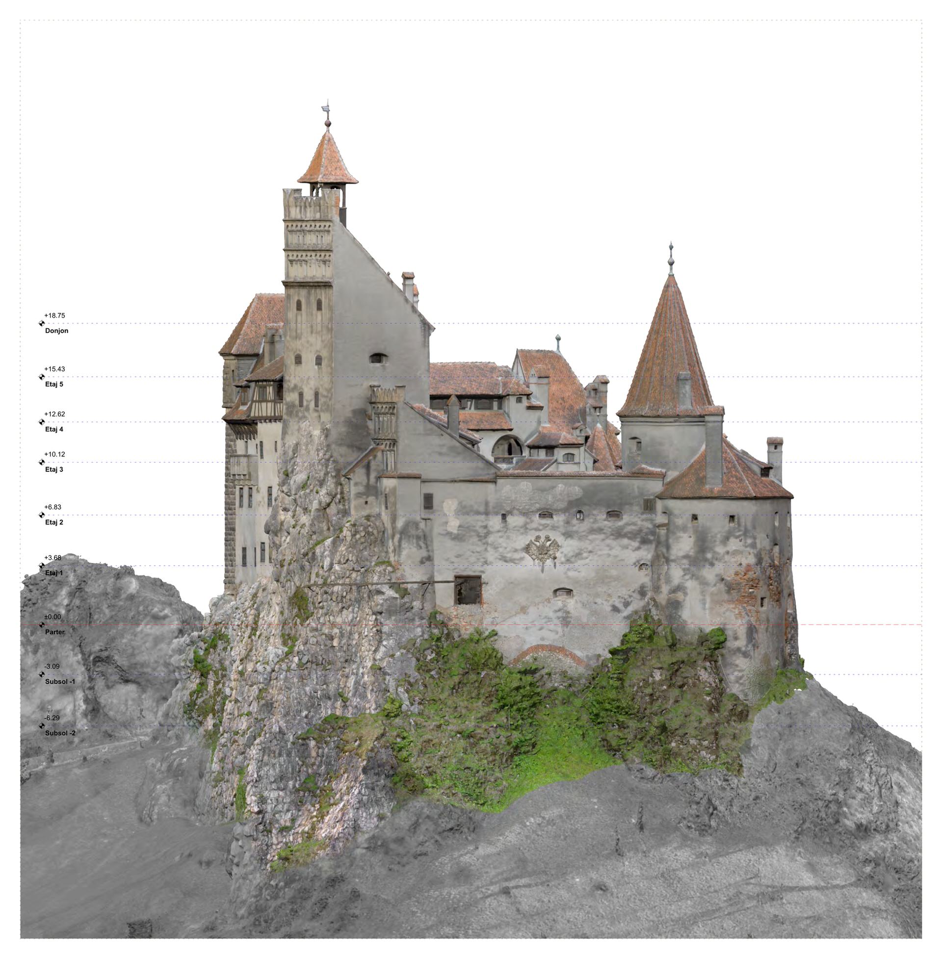 castel BRAN - releveu fotogrametric-1