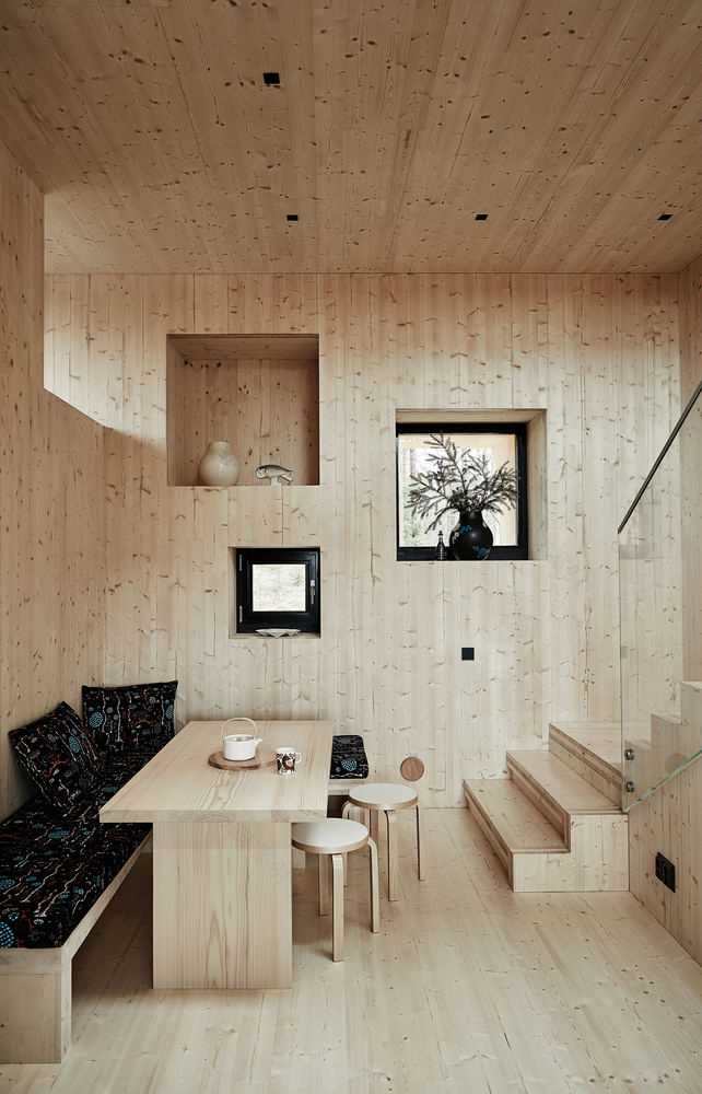 芬兰“陨石”住宅丨芬兰拉赫蒂丨Ateljé Sotamaa-42