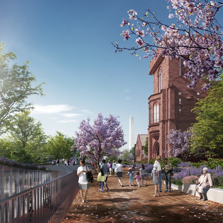 大人物的礼遇 (BIG Reveals Updated Vision for Smithsonian Campus Master Plan Scheme)-42