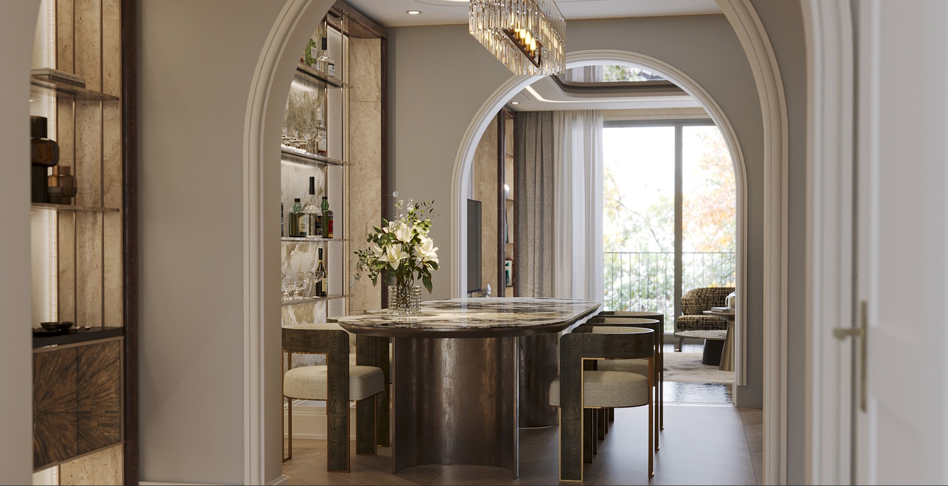 现代轻奢平层-1