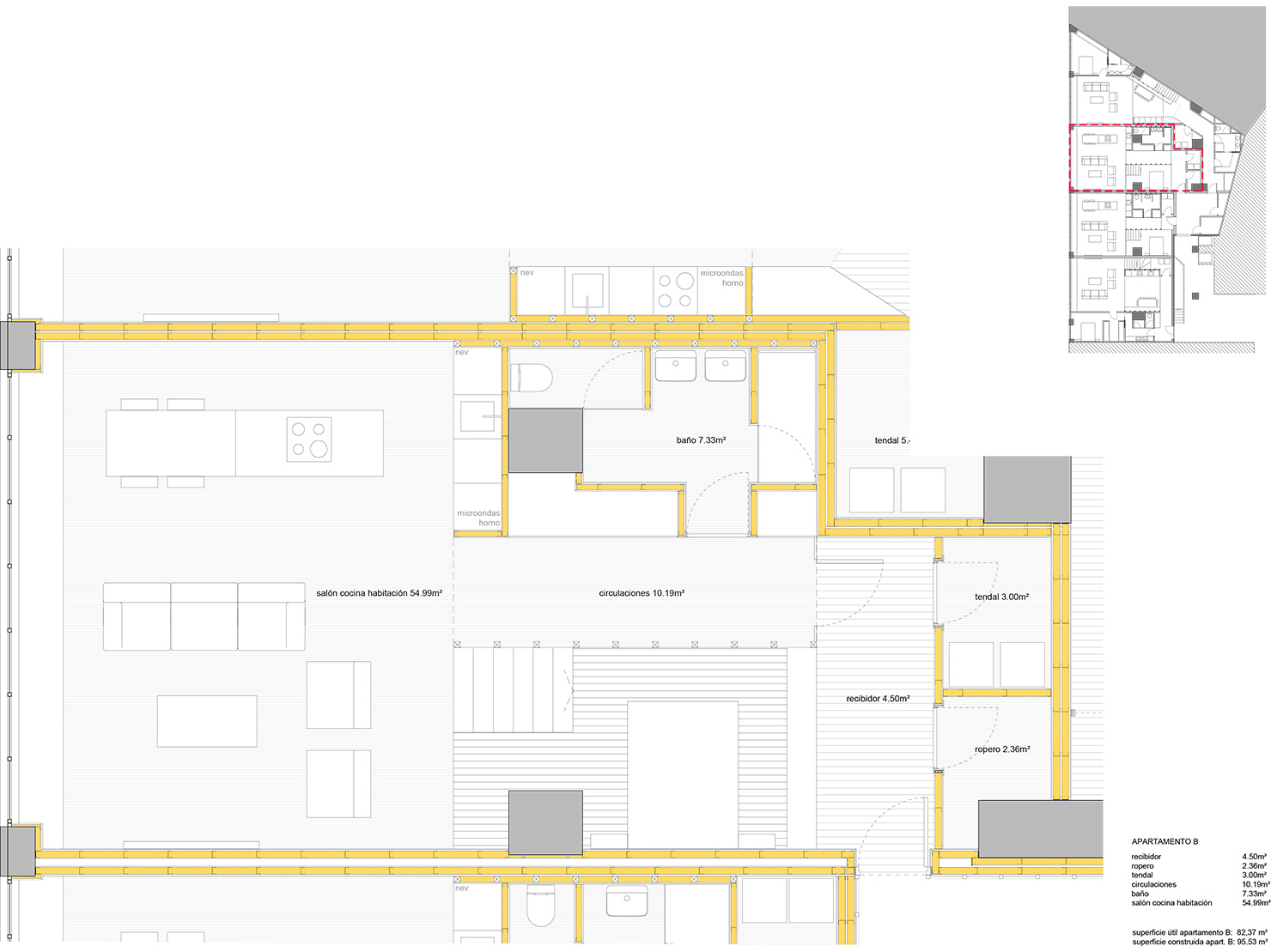 Santiago 公寓单元改造丨西班牙丨ansedequintans arquitectos-53