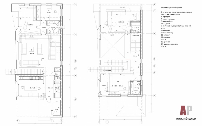 带有阿尔瓦罗·阿尔托建筑风格装饰的住宅丨Кашин Максим（卡申·马克西姆）-49