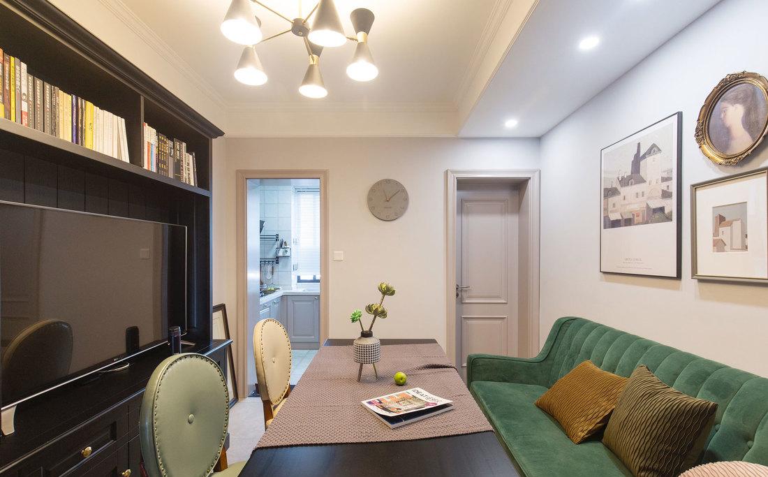 美式轻奢复古风老房改造,温馨时尚空间-4