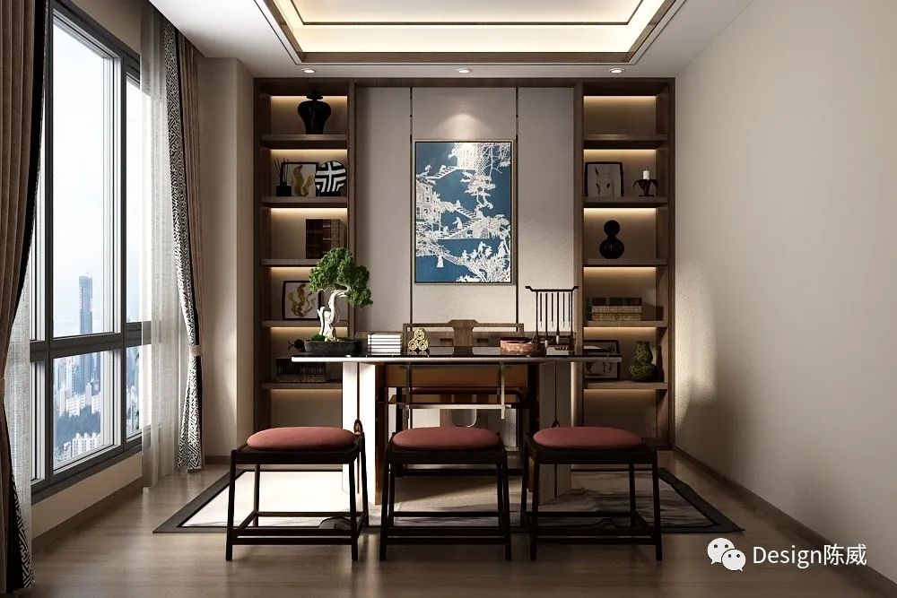 陈威设计『三江·匯』 | 轻奢新中式，优雅与质感的完美结合-94