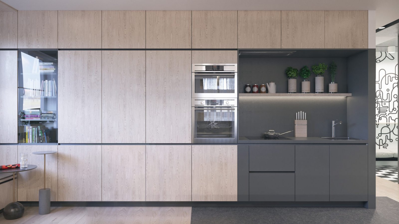 基辅85㎡开敞式住宅  K Band Studio-3