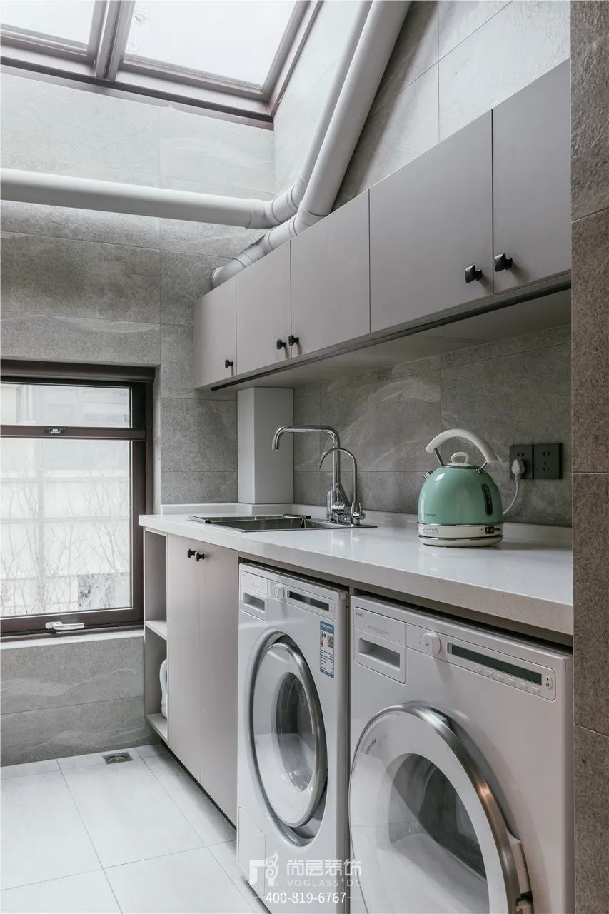 90后夫妻320㎡的新家，客餐厅直接通往后花园，还有健身区和茶室...-66