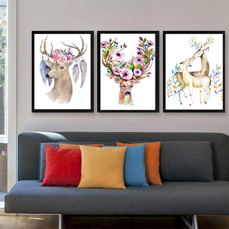 北欧风客厅装饰画设计，打造简约艺术空间-18