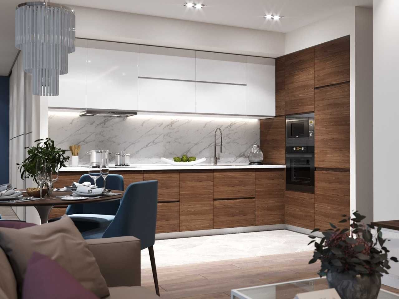 3к 90㎡现代风格三居室公寓设计项目丨俄罗斯莫斯科丨工作室 «А + Б»-20