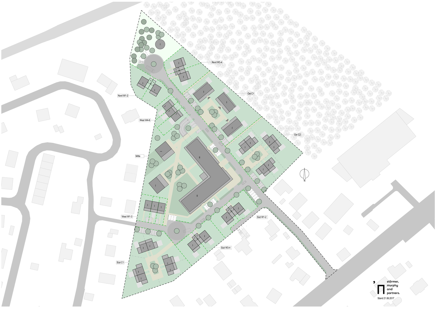德国沃瓦尔德河畔 Quartier 住宅区丨Störmer Murphy 及其合伙人-19