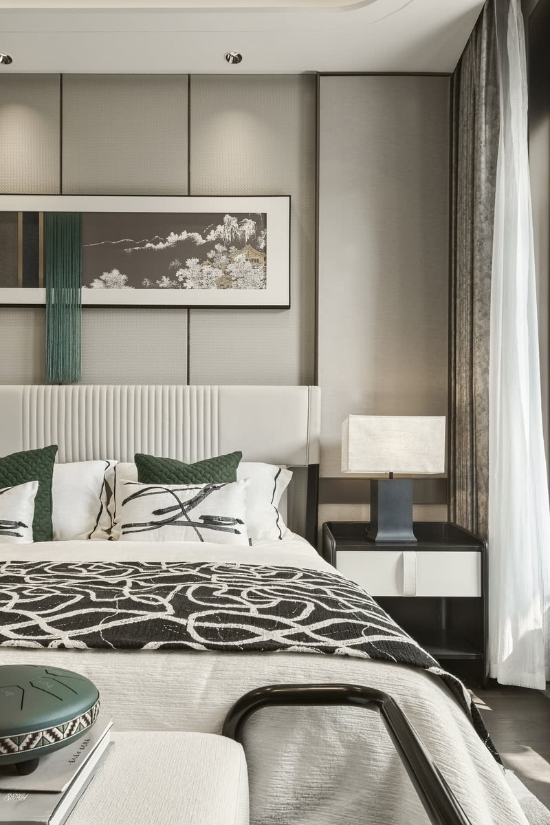 泰州金通绿城·桃李春风别墅新东方艺术软装丨中国泰州丨深圳市伊派室内设计有限公司-14