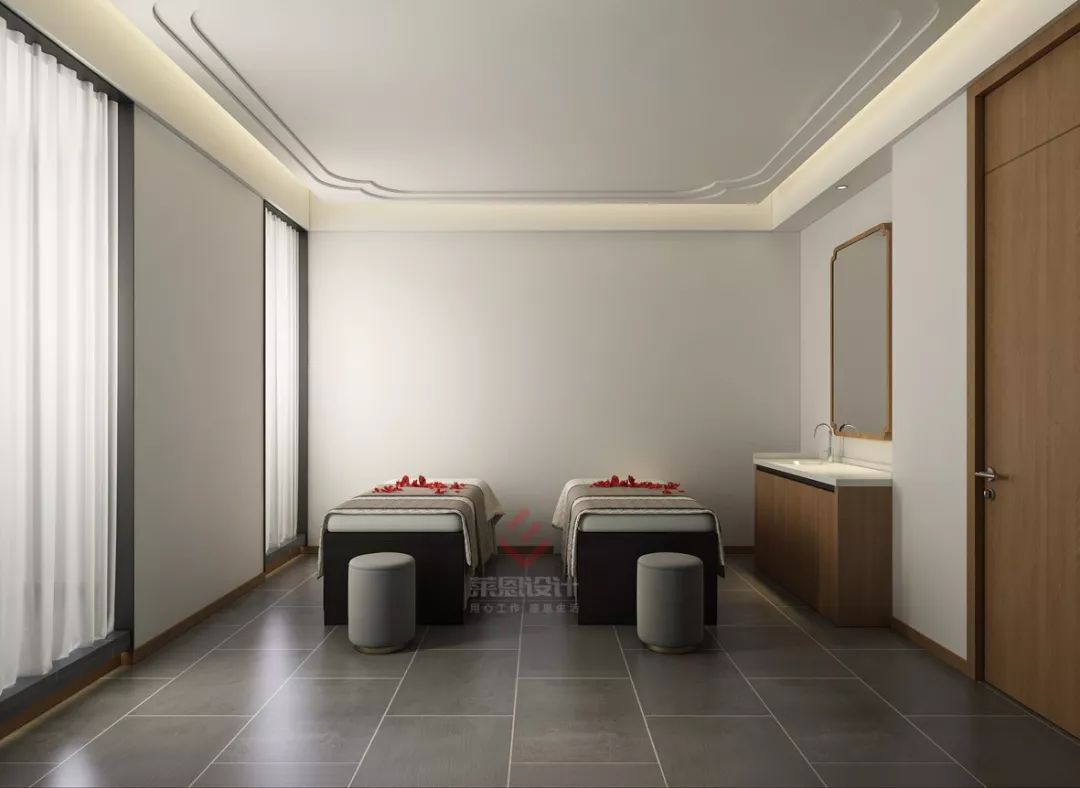 顶真美容会所 | 简约中式设计,呈现舒心之美-41